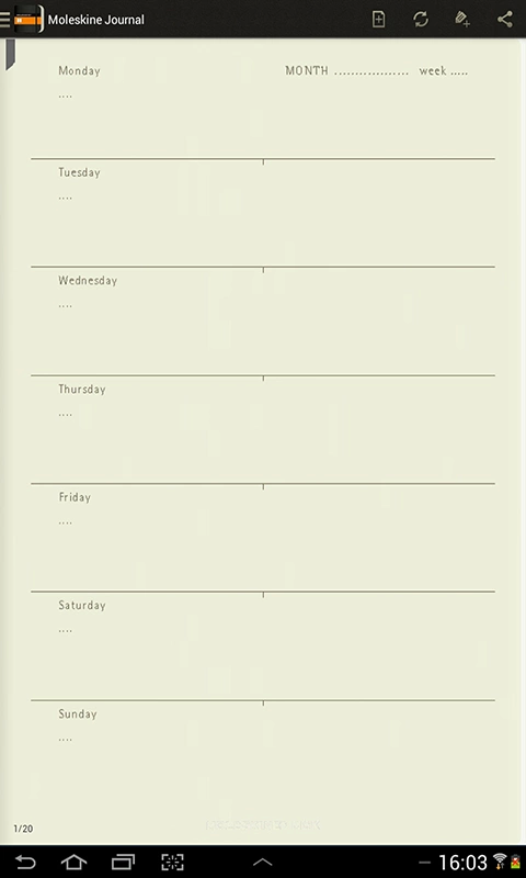 Moleskine笔记本截图2