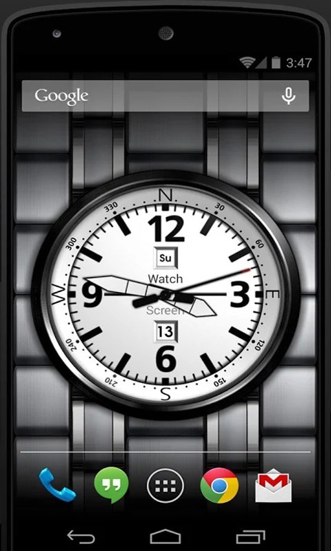 屏幕上的手表截图2