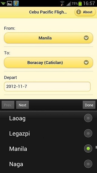 Cebu Pacific Flight Search截图10