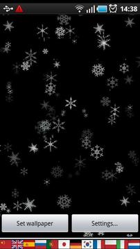 雪花动态壁纸 Snowflakes Live Wallpaper截图