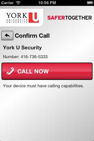 York U Safety截图3