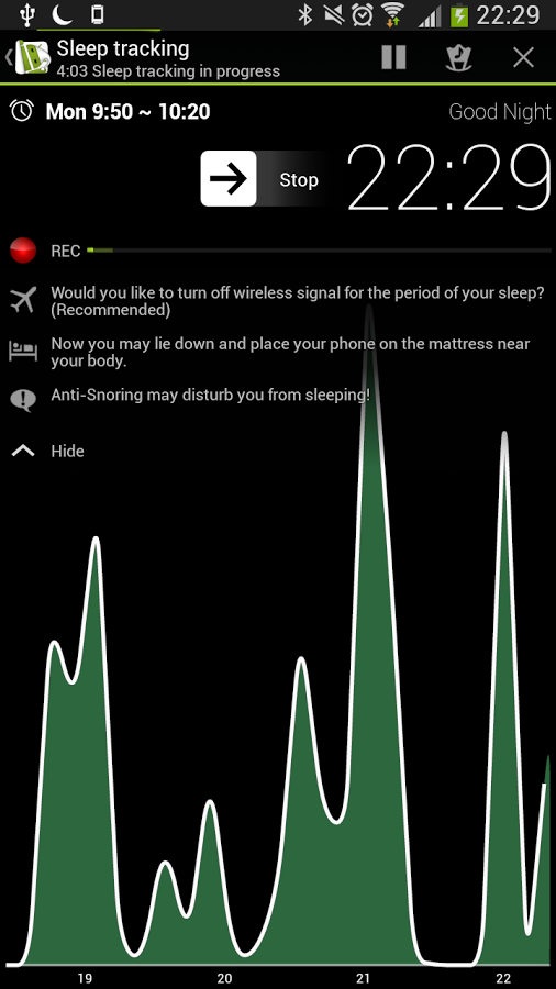 智能闹钟Sleep as Android截图1
