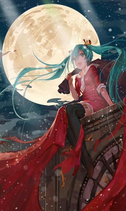 红衣初音-绿豆动态壁纸截图2