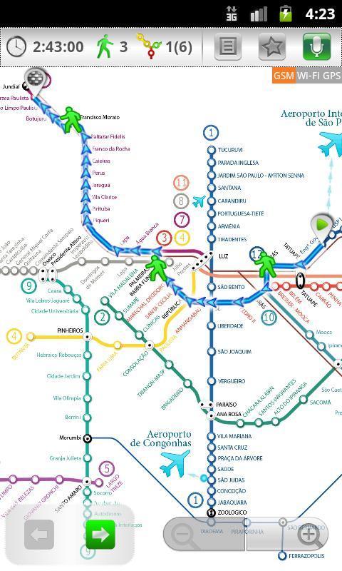 So Paulo metro map for Metro24截图4