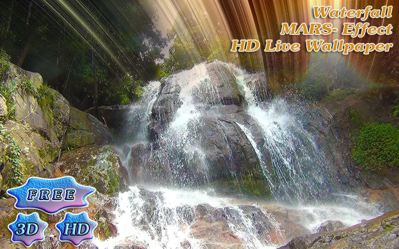 3D Waterfall Mars Effect Free截图6