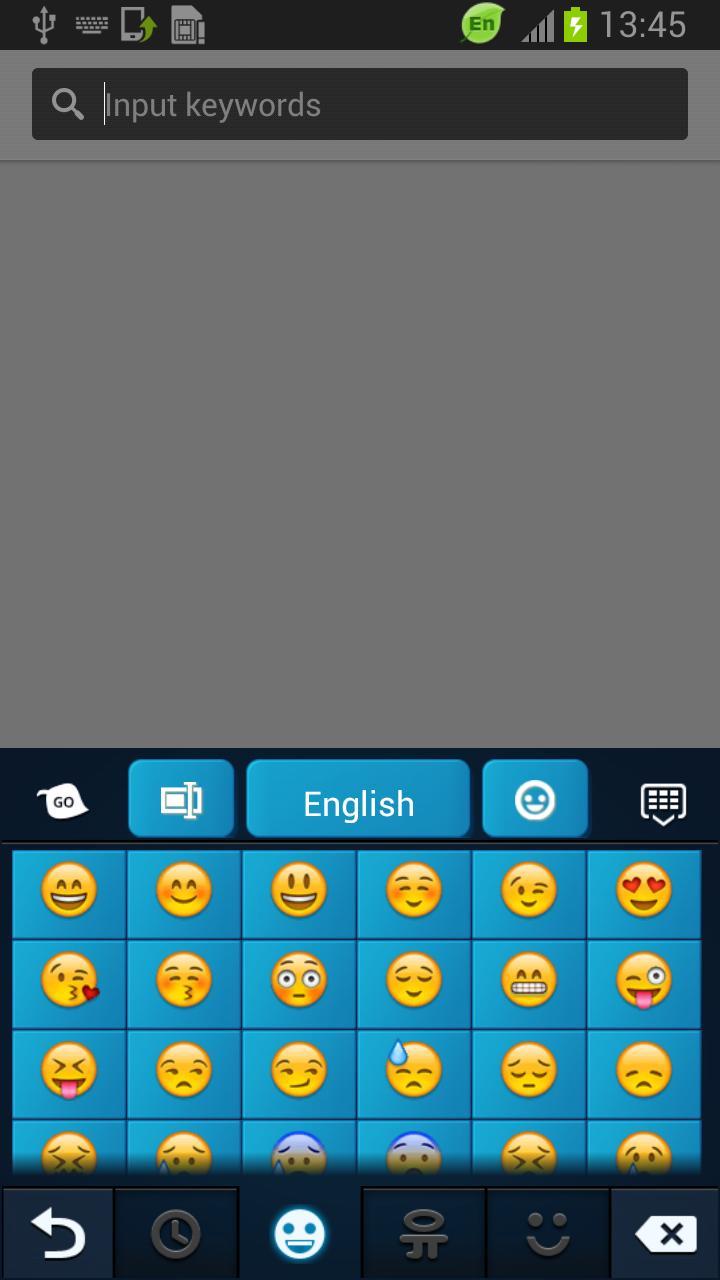 Soft Blue Keyboard截图4