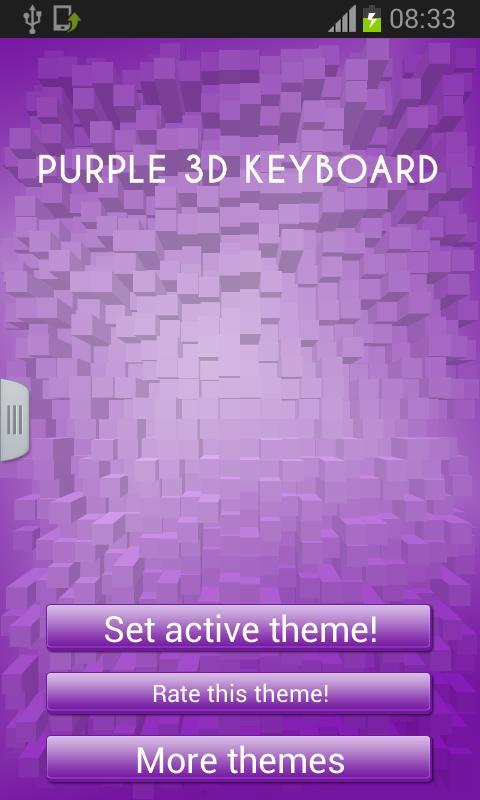 Purple 3D Keyboard截图1