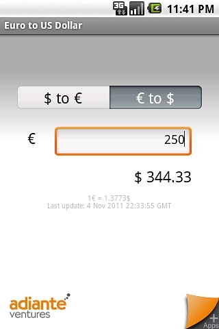 Euro to US Dollar截图2