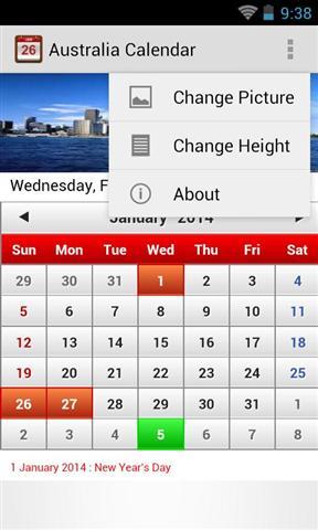 澳大利亚年日历2014截图2