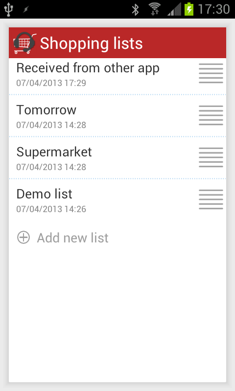 Voice shopper shopping list DM截图1