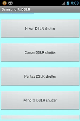 DSLR remote for Samsung Galaxy截图1