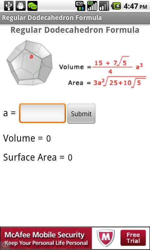 Volume and Surface Area (Lite)截图4