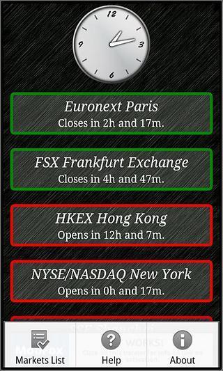 Stock Markets Clock截图1