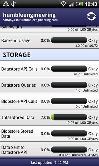 App Engine Dashboard截图2