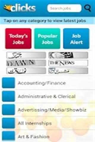 Clicks - Jobs for Pakistanis截图2