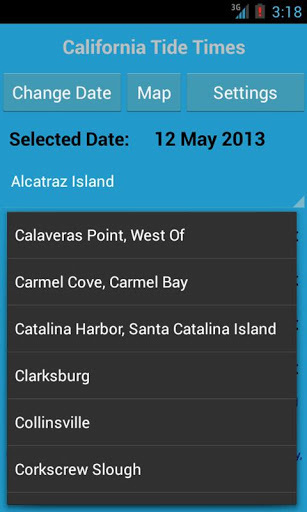 California Tide Times截图4