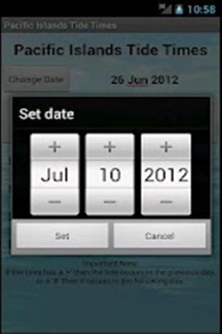 Pacific Islands Tide Times截图2