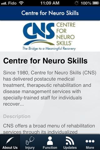 Centre for Neuro Skills截图2