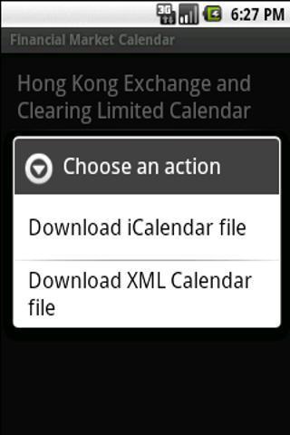 Financial Market Calendar截图1