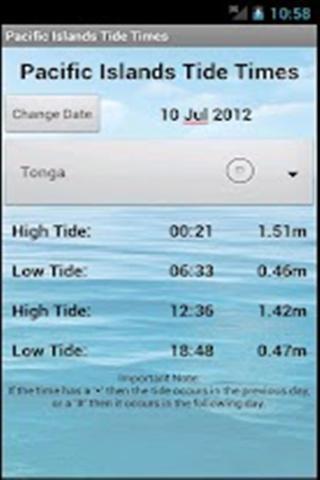 Pacific Islands Tide Times截图3