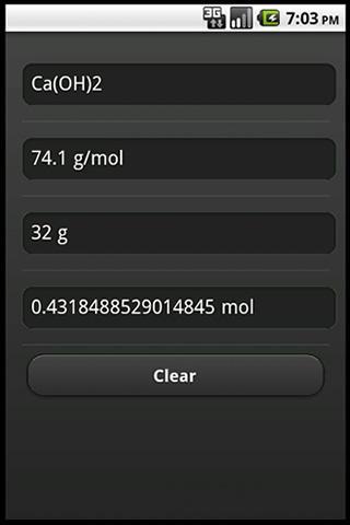 化学计算器 Chemistry Calculator截图2