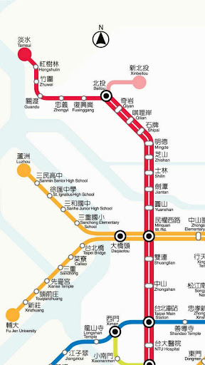 NFC 捷运路线图(台北)截图3