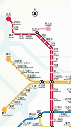 NFC 捷运路线图(台北)截图4