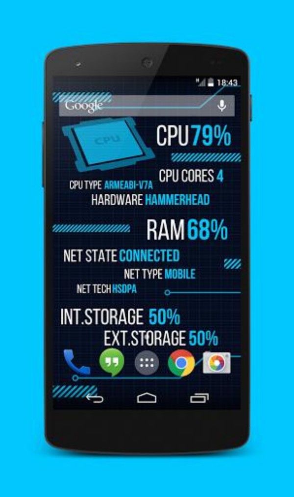 Holo手机信息壁纸截图3