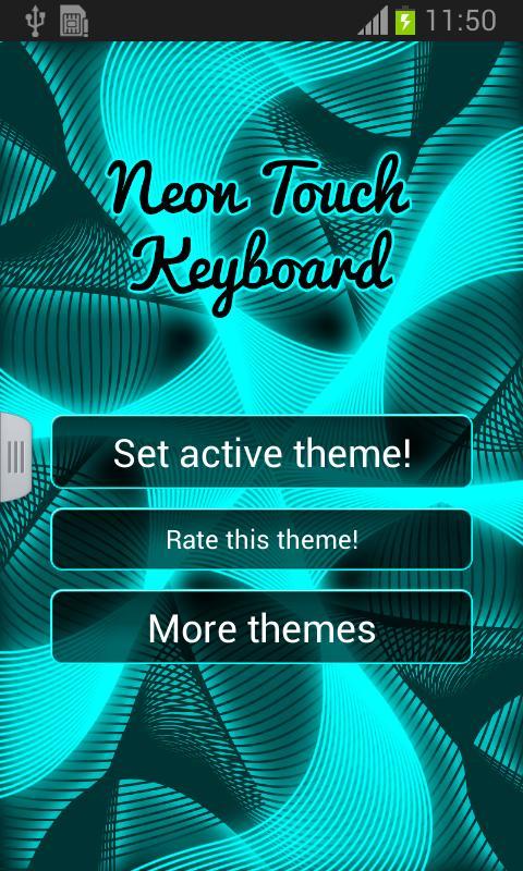 Neon Touch Keyboard截图1