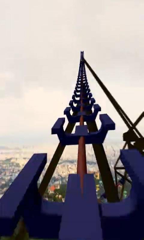 3D Rocket Roller Coaster LWP截图6