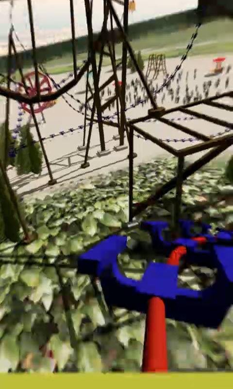 3D Rocket Roller Coaster LWP截图7