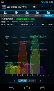 WiFi信号实况 WiFi Overview 360截图2