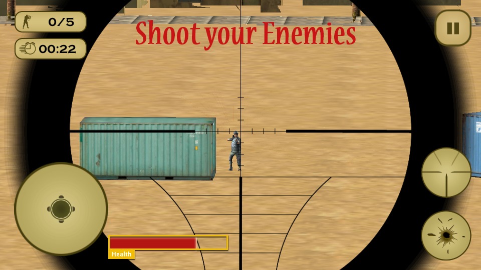 沙漠狙击手射击 3D截图5