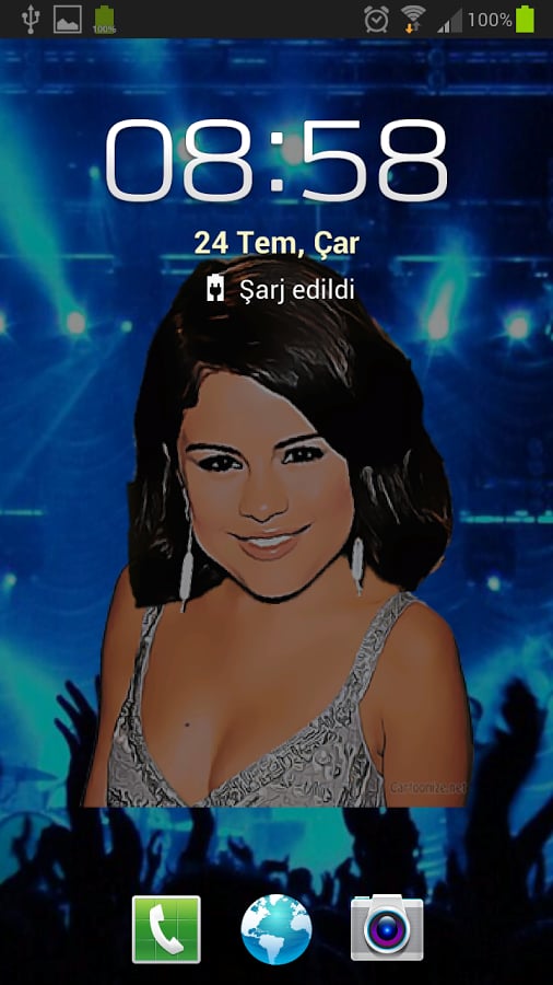 Selena Gomez SH Live Wallpaper截图1