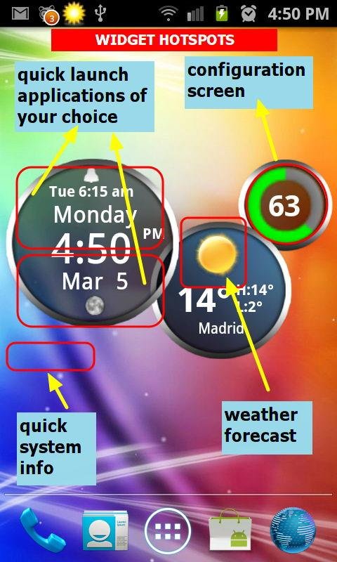 Rings Digital Weather Clock截图11