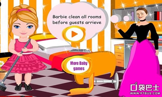 可爱芭比清理房间截图3
