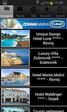 Croatian tourist navigator截图