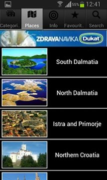 Croatian tourist navigator截图