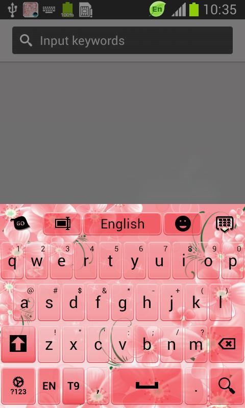 Sakura Flowers Keyboard截图2