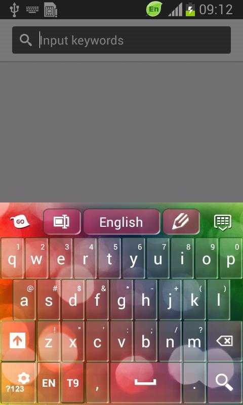 Multi Color Blurry Keyboard截图2