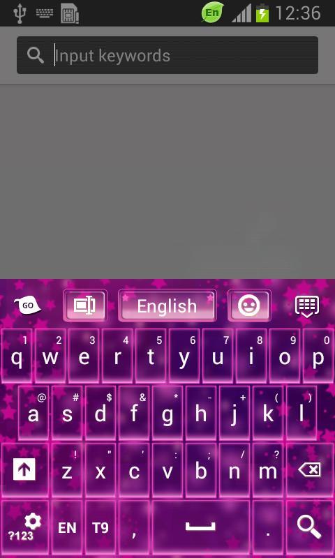 Pink Glitter Glam Keyboard截图2