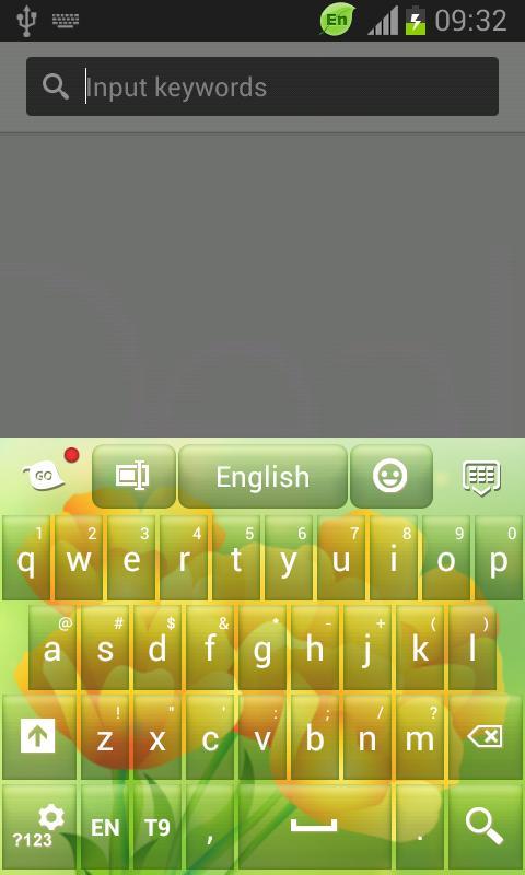 Yellow Summer Flowers Keyboard截图2