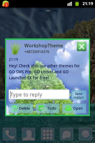 GO短信PRO主题树 GO SMS PRO Theme截图3