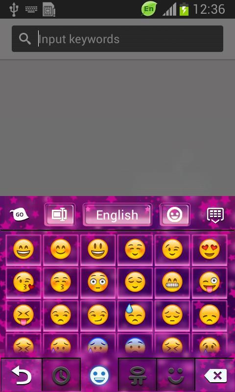 Pink Glitter Glam Keyboard截图5