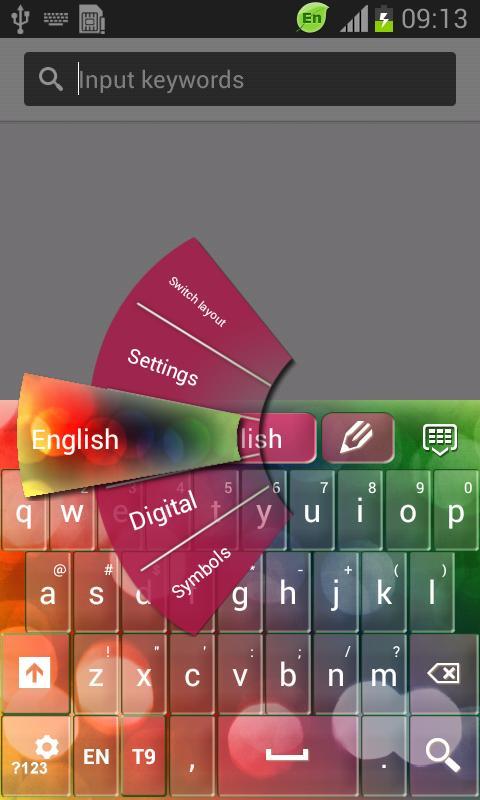 Multi Color Blurry Keyboard截图3