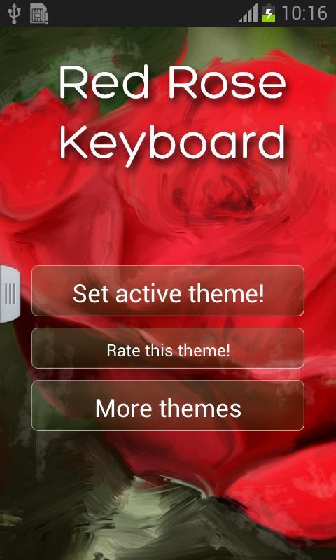 Red Rose Keyboard截图1