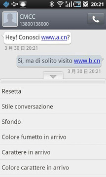 GO短信意大利语言截图
