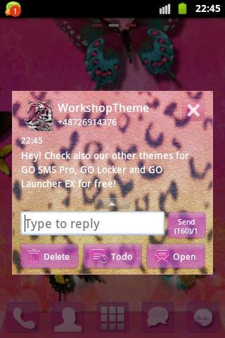 GO短信主题豹 GO SMS Theme Panther截图2