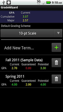 GradeWizard Lite截图