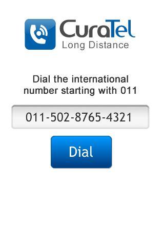 CuraTel Long Distance截图3